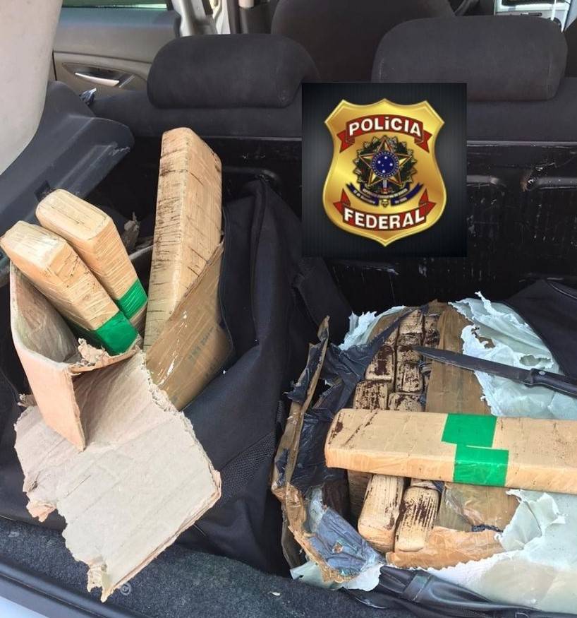 PF prende dois homens em Picos com 60kg de maconha que iria para o Ceará